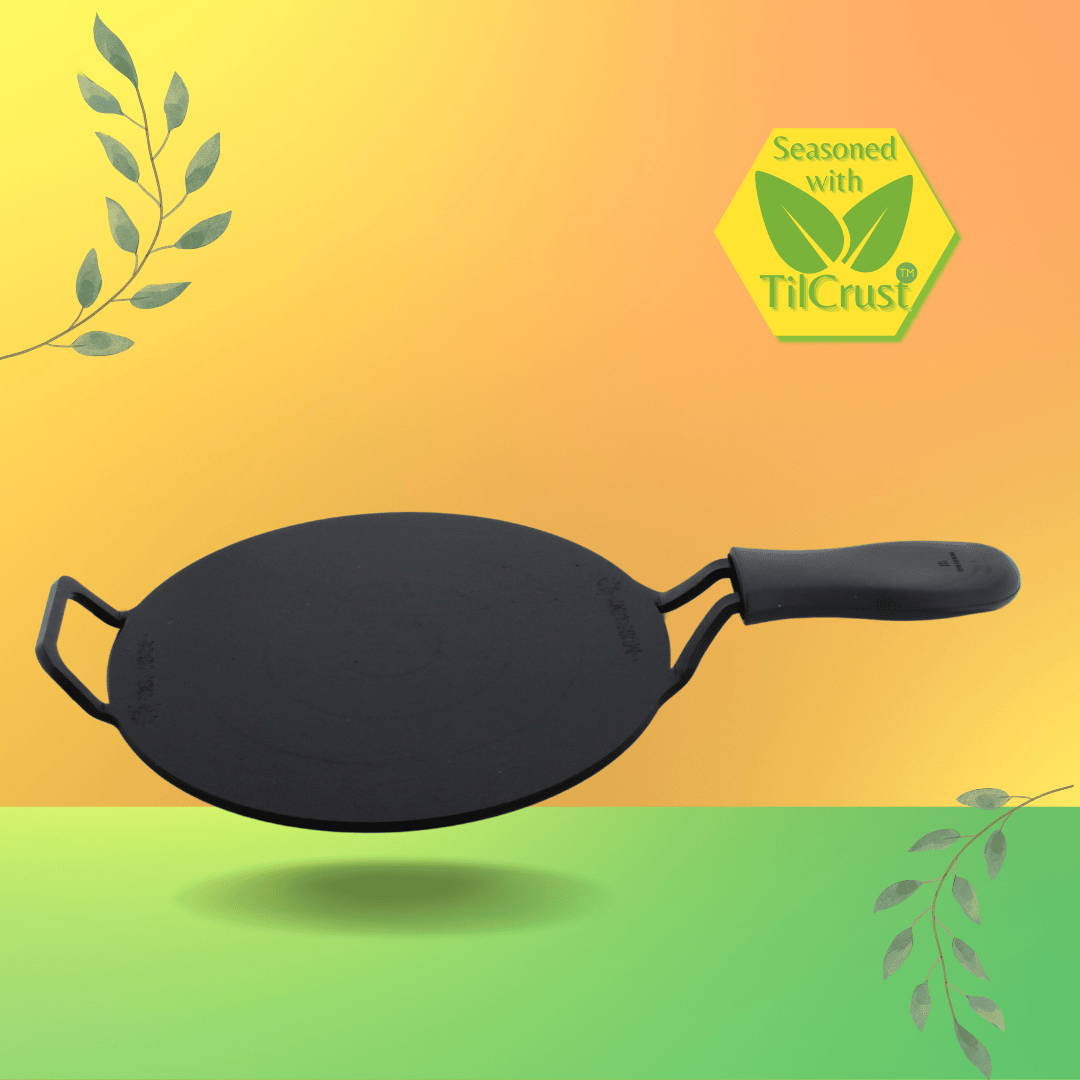 Trilonium Triple Seasoned Iron Dhruva Tawa 30cms, 2.9 kgs