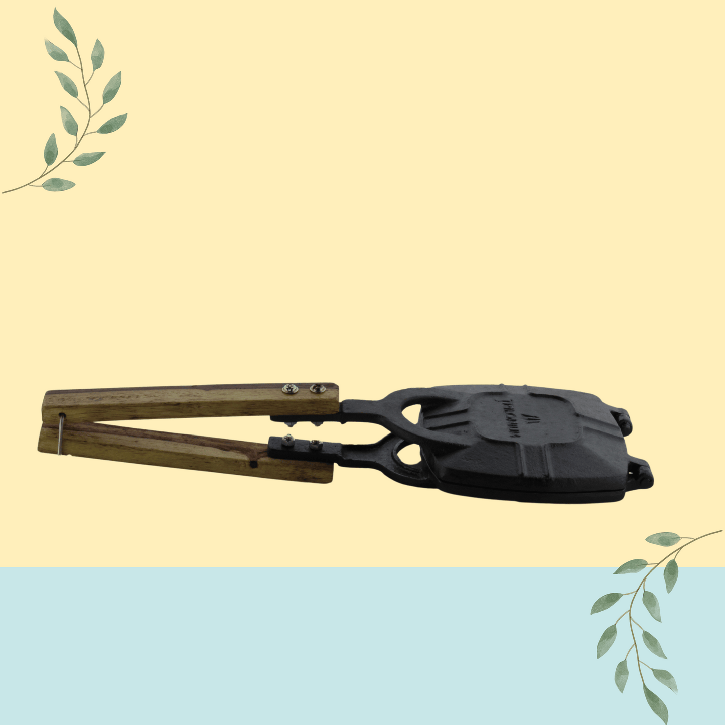 Trilonium Triple Seasoned Cast iron Gas Grill Sandwich maker