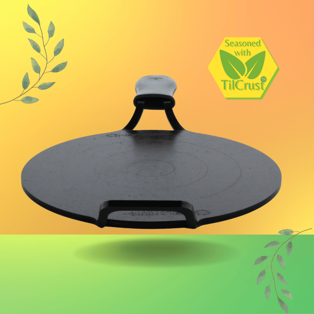 Trilonium Triple Seasoned Iron Dhruva Tawa 26cms, 2.2 kgs