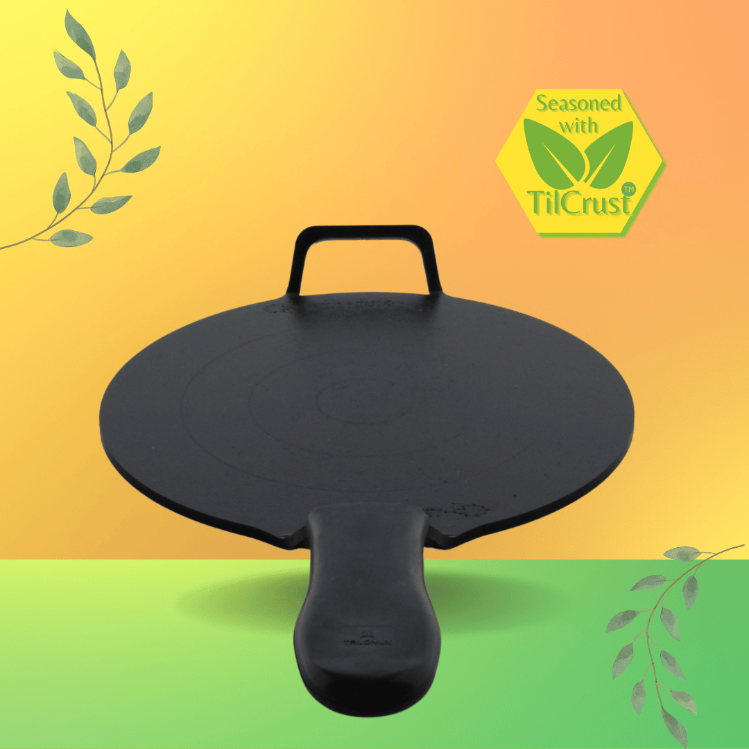 Trilonium Triple Seasoned Iron Dhruva Tawa 26cms, 2.2 kgs