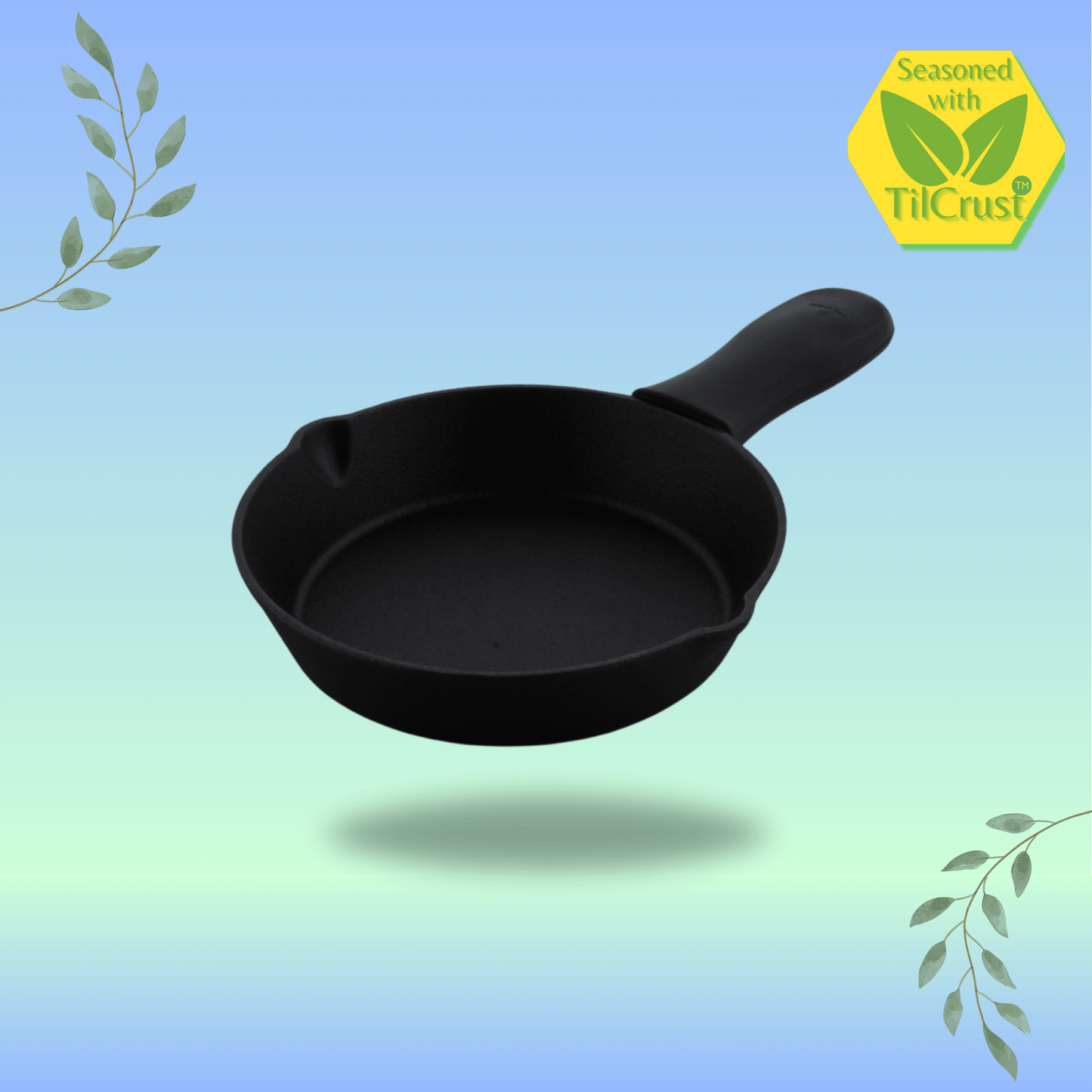 Trilonium Pre-Seasoned Cast Iron Classic Skillet 8 inches