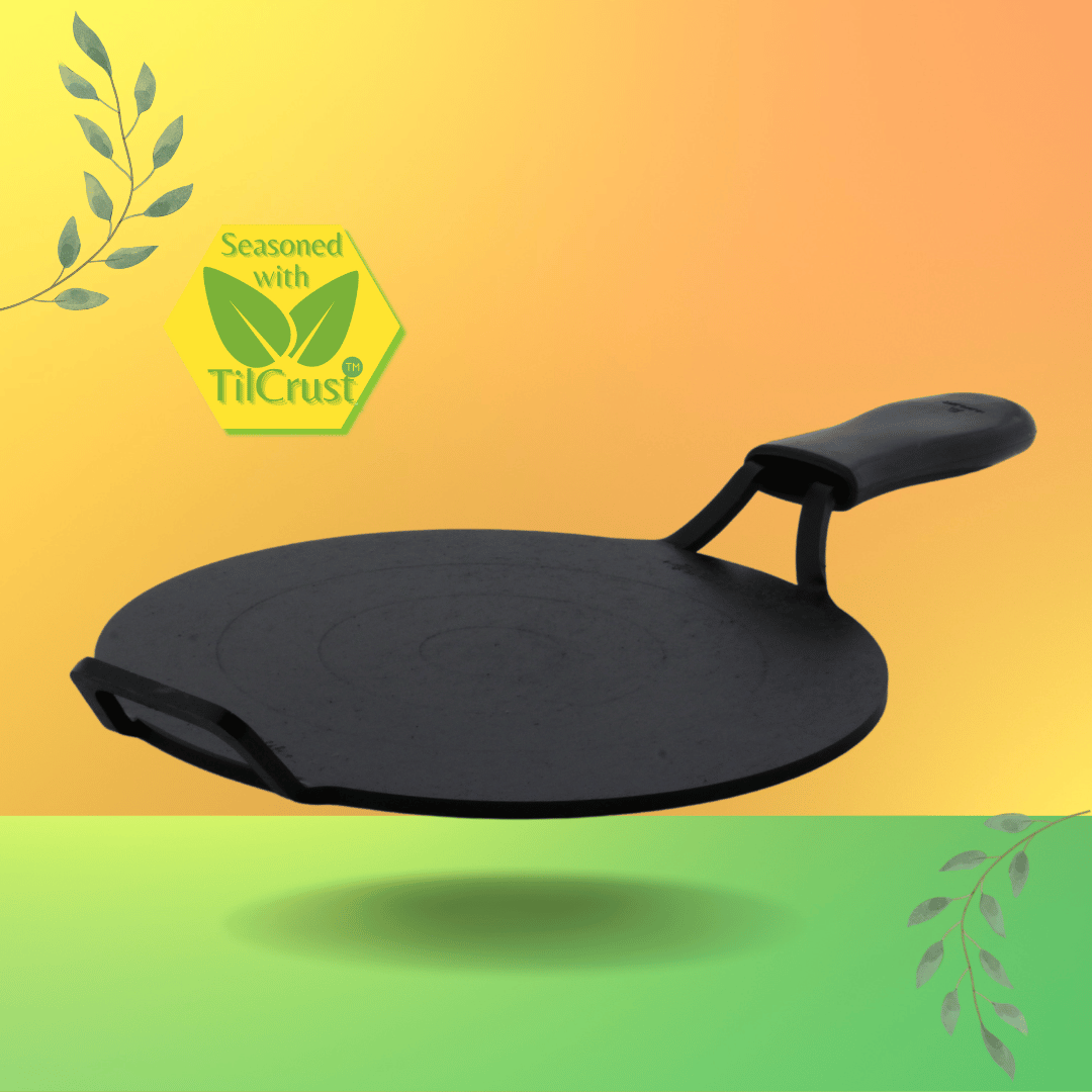 Trilonium Triple Seasoned Iron Dhruva Tawa 30cms, 2.9 kgs