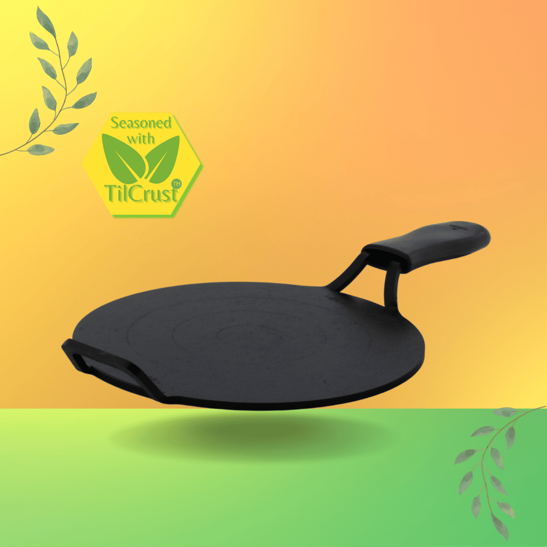 Trilonium Triple Seasoned Iron Dhruva Tawa 26cms, 2.2 kgs