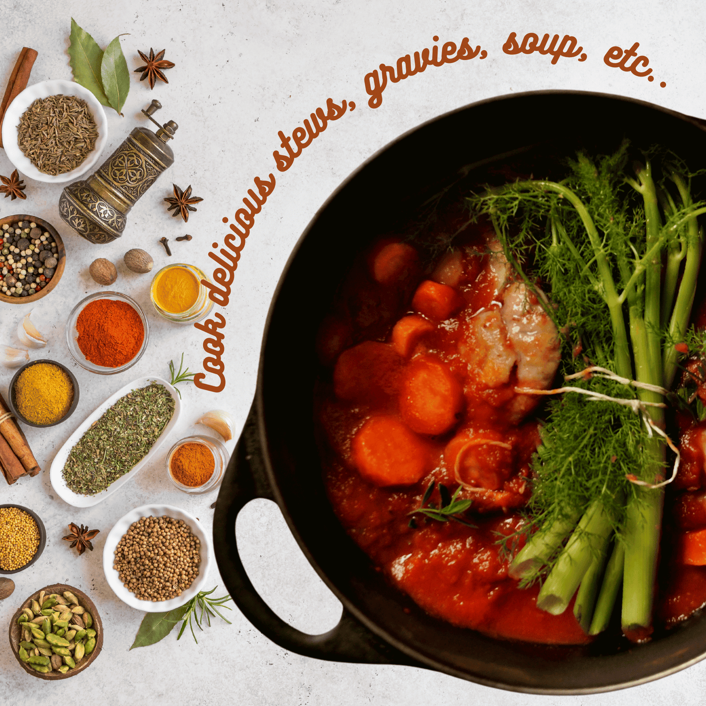 Trilonium Pre-Seasoned Cast Iron Dutch Pot, Casserole, Biryani Pot, Cooking Pot with Glass lid, 24cm, 3.5 Litres, 3.7 Kgs