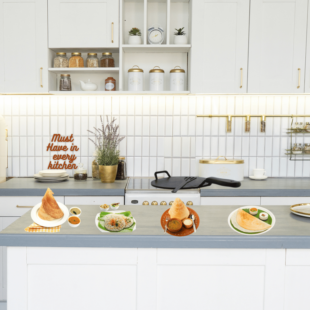 Trilonium Triple Seasoned Iron Dhruva Tawa 28cms, 2.5 kgs