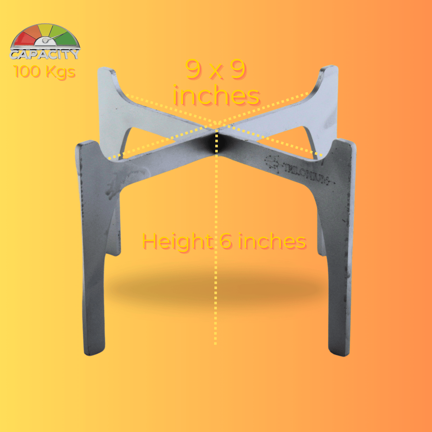 Trilonium Iron Water Filter/Flower Pot/Matka Stand