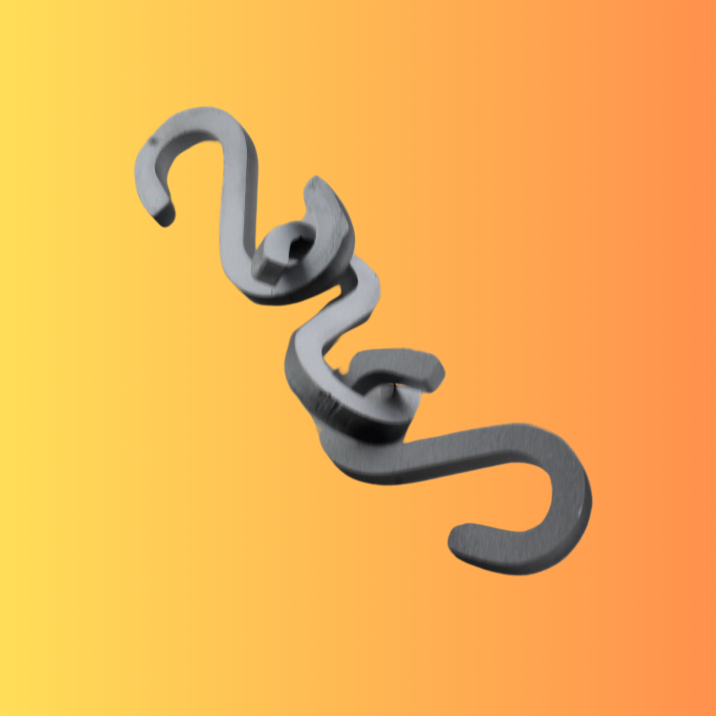 Trilonium S-shaped Iron Hooks Set of 3 pcs