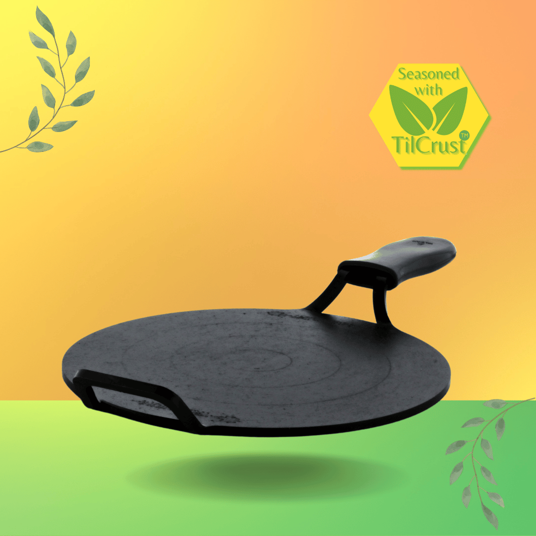 Trilonium Triple Seasoned Iron Dhruva Tawa 26cms, 2.2 kgs