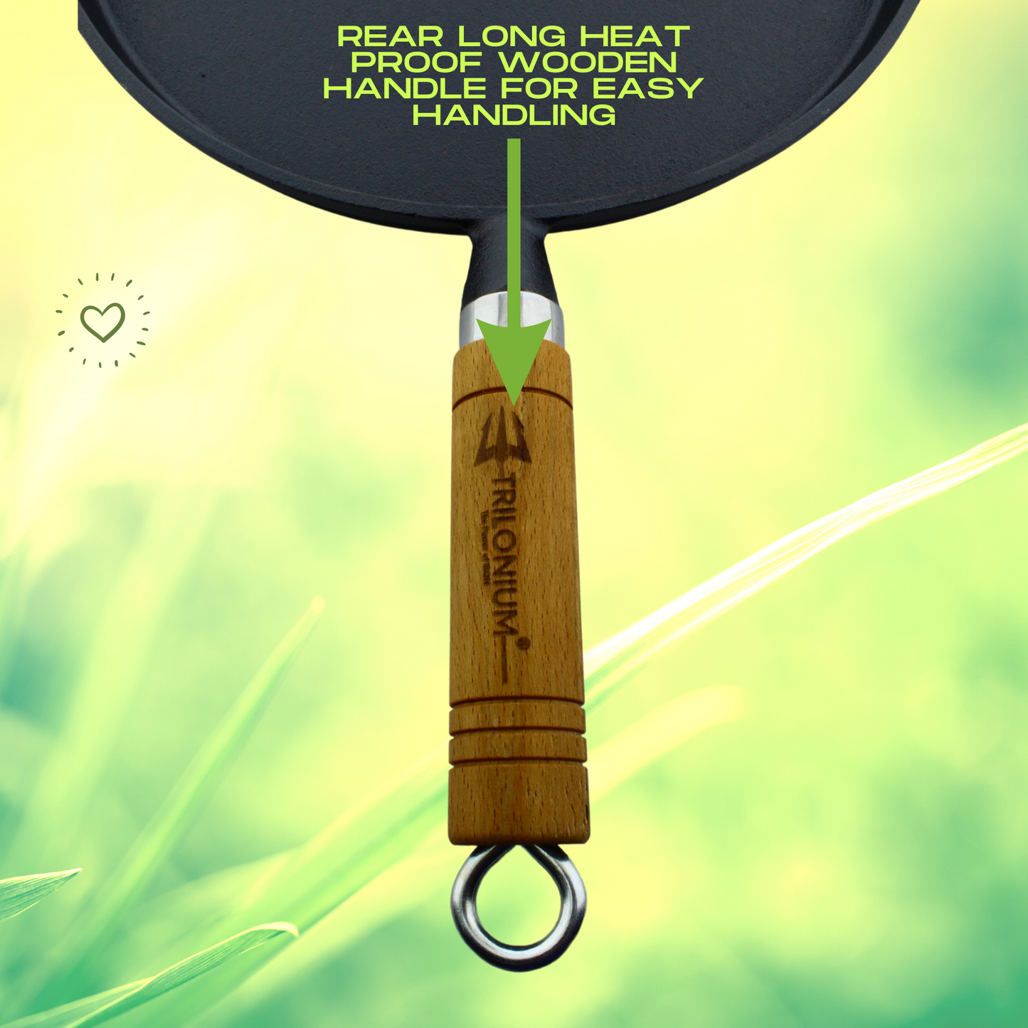 Trilonium CrockWok Kadhai 24cm + WHT10 Tawa + Tadka Pan 11 cms Combo Set