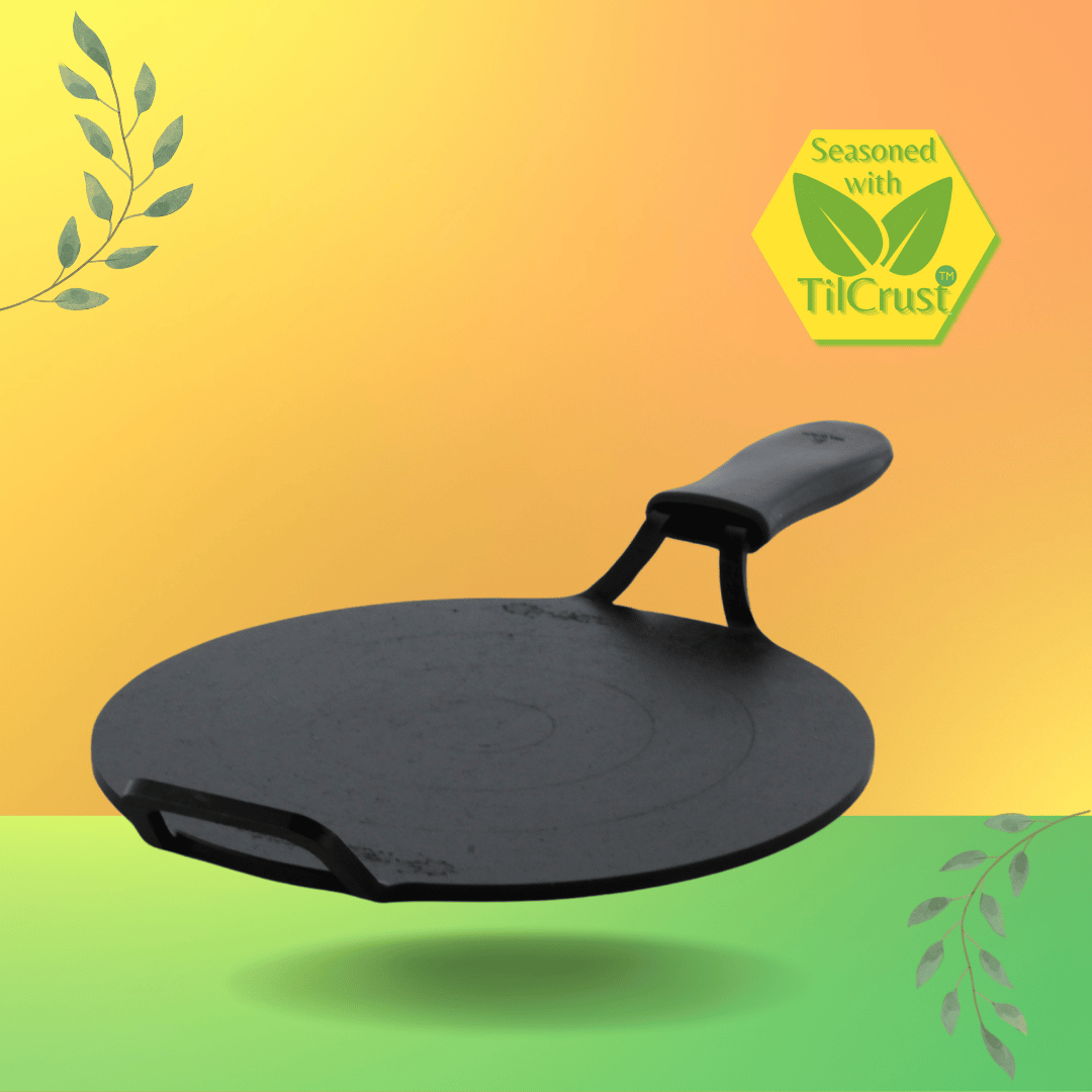 Trilonium Triple Seasoned Iron Dhruva Tawa 30cms, 2.9 kgs