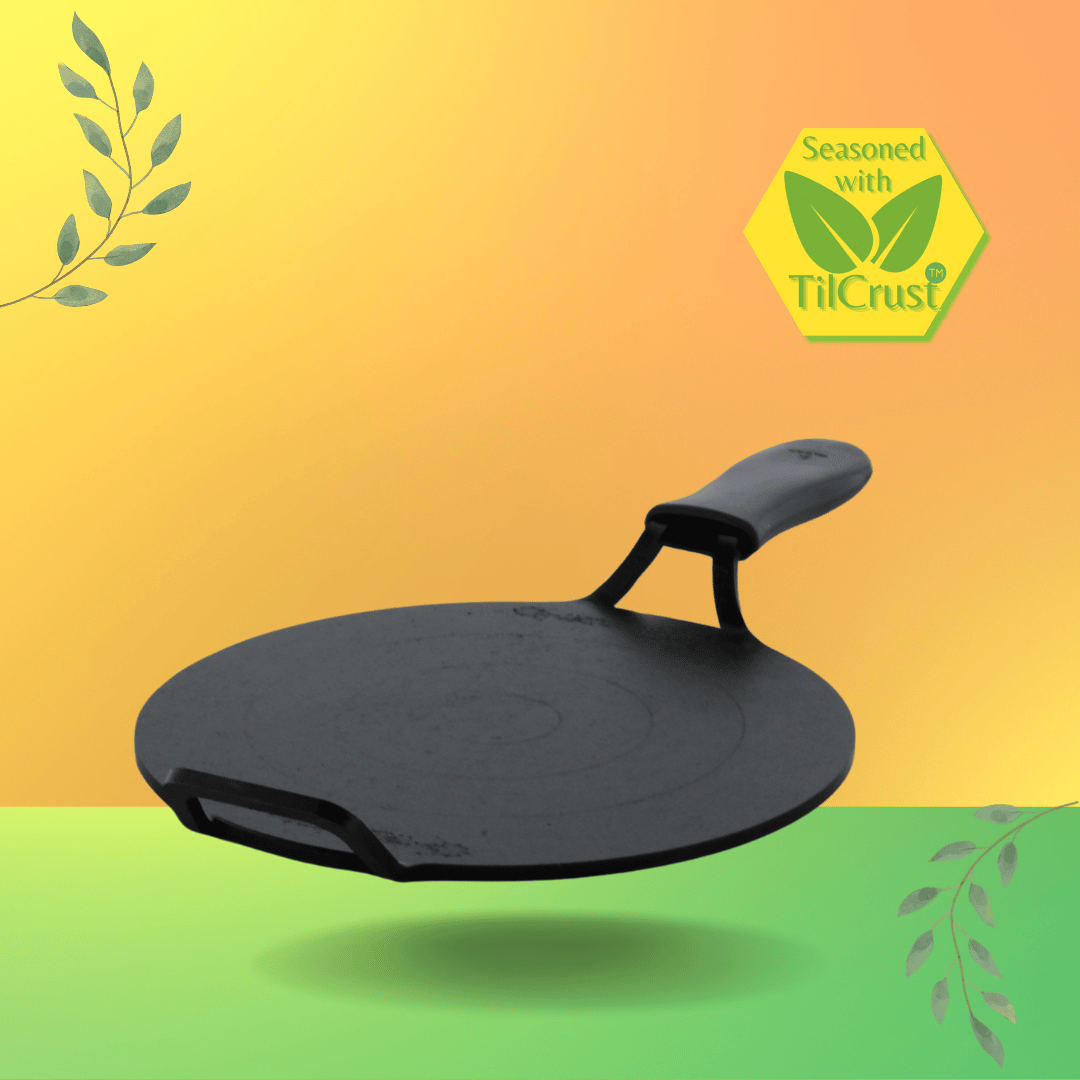 Trilonium Triple Seasoned Iron Dhruva Tawa 26cms, 2.2 kgs
