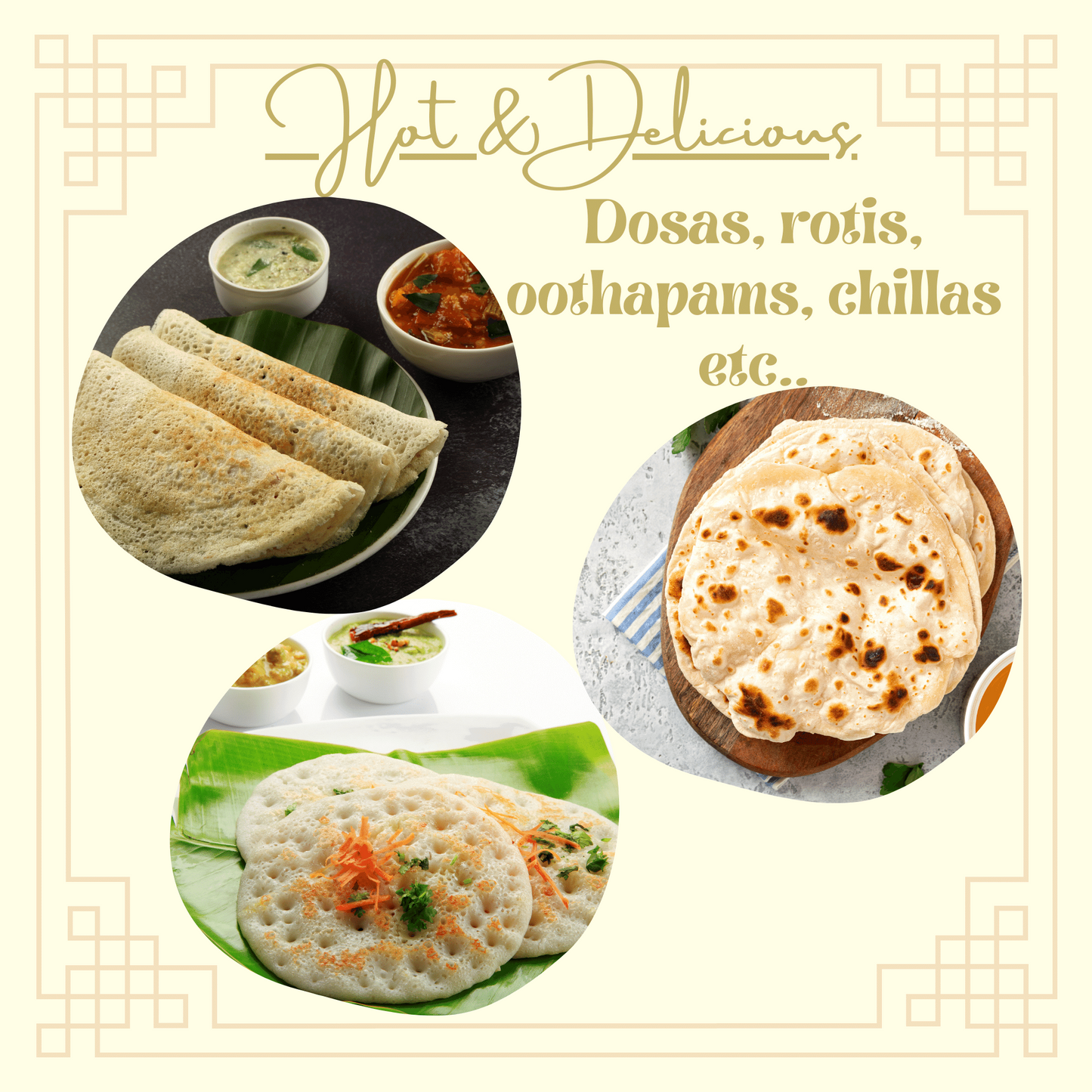 Trilonium Pre-Seasoned Cast Iron Dosa Tawa, Infinity 2.0, Diameter 12 inches, Weighs 2.75 Kgs