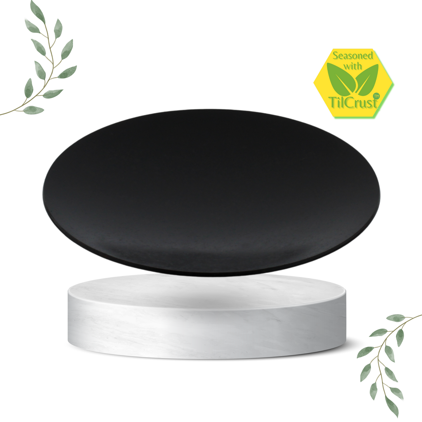 Trilonium Triple seasoned Iron Roti Tawa Plate - 11 inches