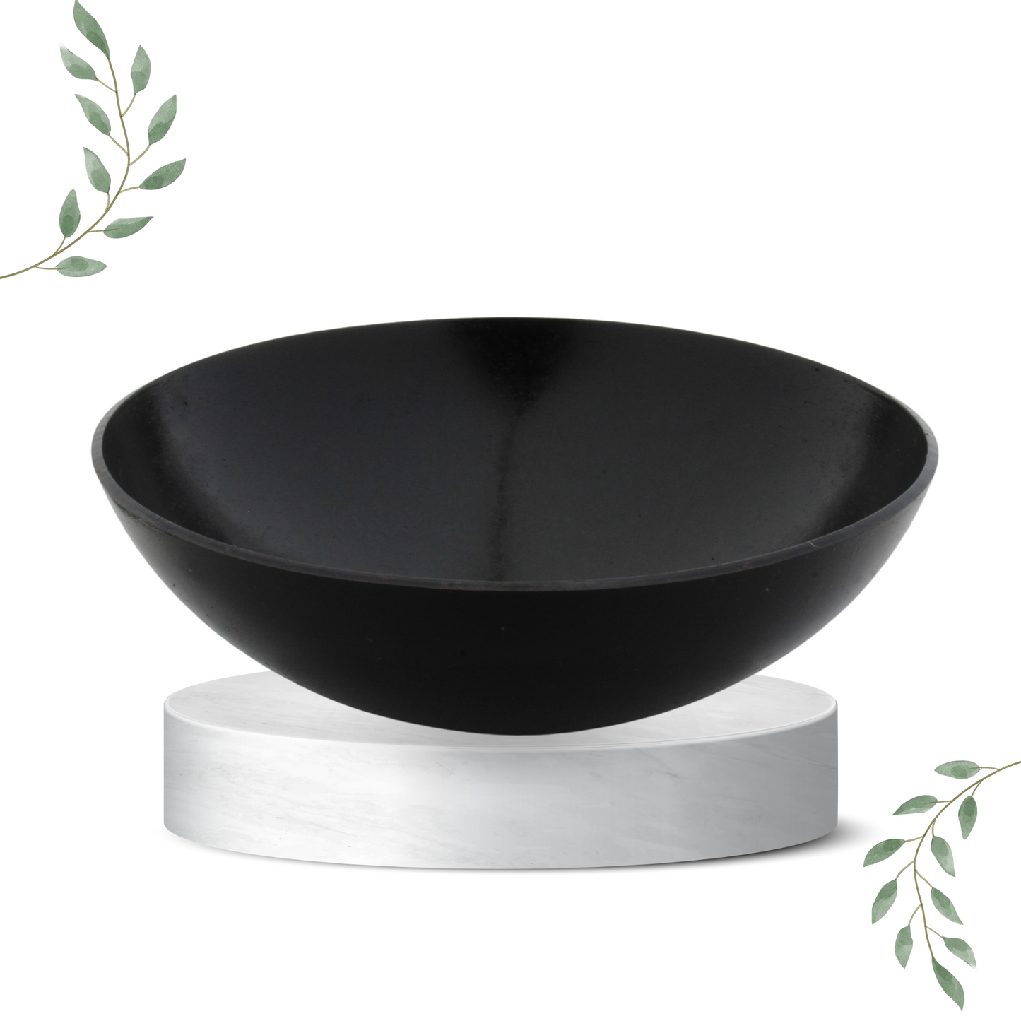 Trilonium Triple seasoned Iron Tasla Kadai 10 inches, Capacity 2 Litres