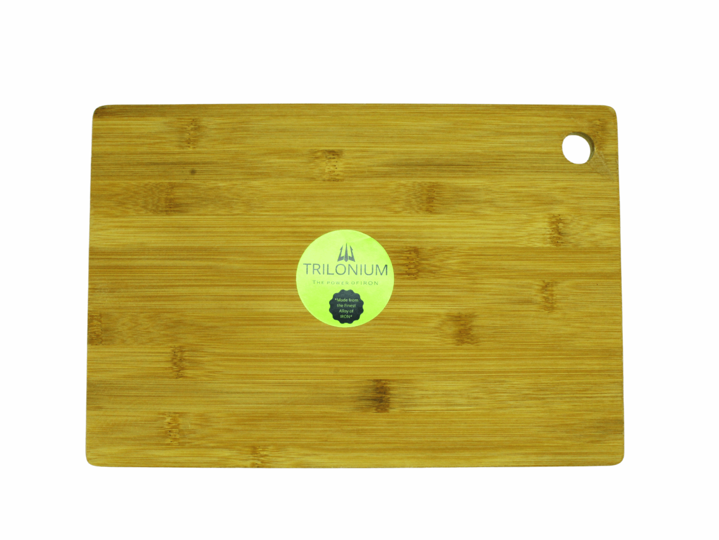 Bamboo Chopping Board | Cutting Board 13 x 9 inches | 0.52 KG TRILONIUM | Cast Iron Cookware