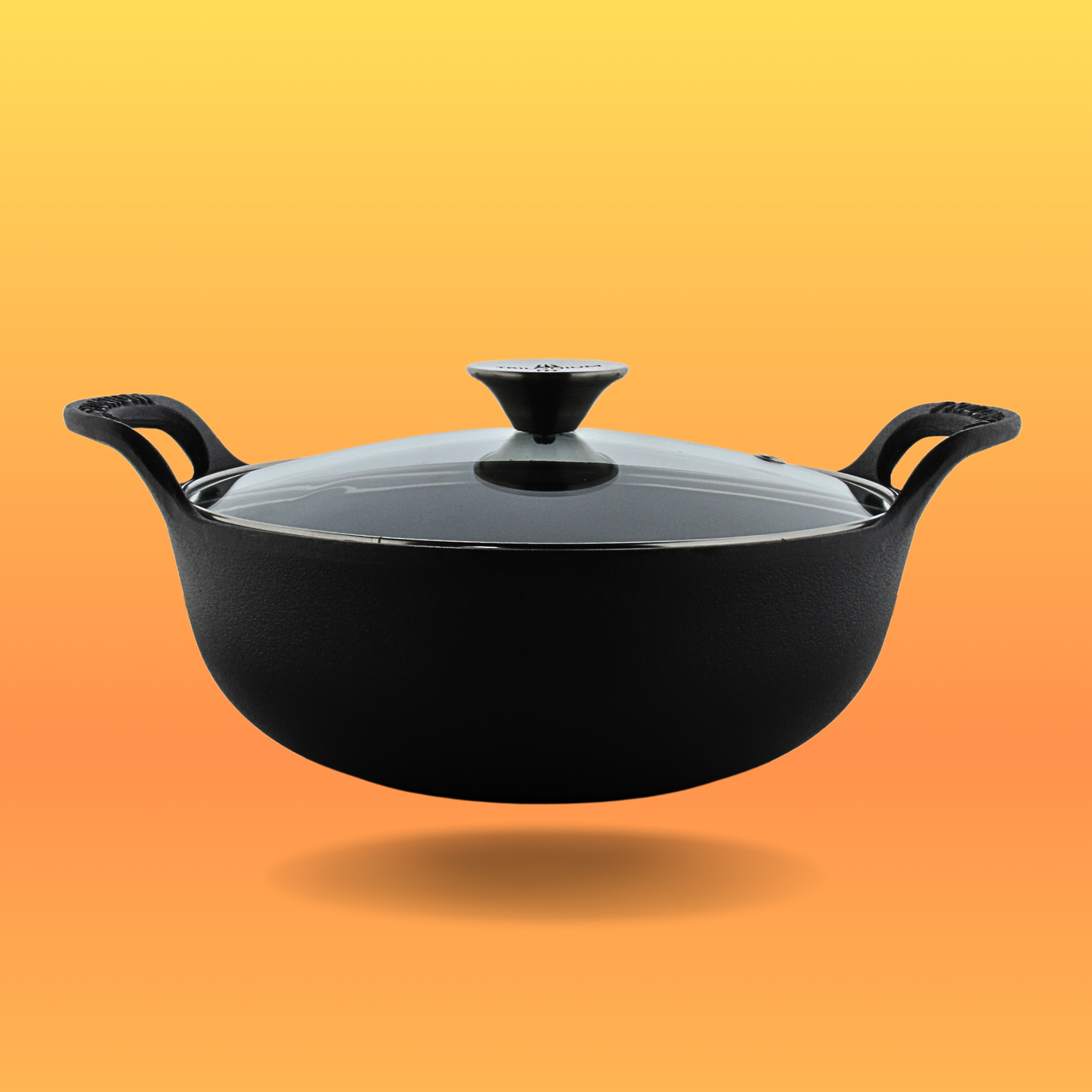 Trilonium Concave Tawa 28cms + Crockwok Kadhai 24cms With Lid Combo