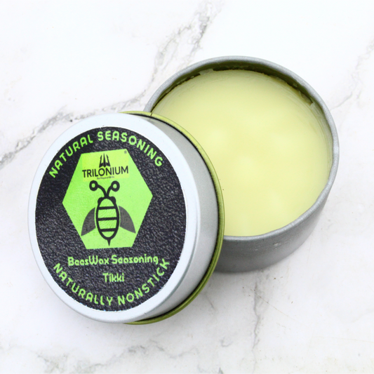 BeesWax Seasoning Tikki | Suitable for all Pre-Seasoned Cookware TRILONIUM | Cast Iron Cookware