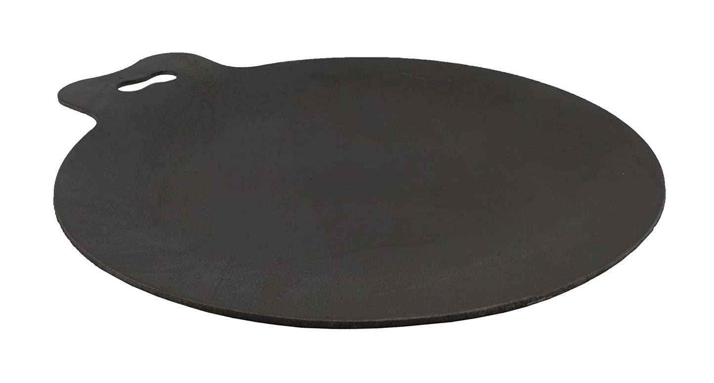 Iron Dosa Tawa | Pizza Pan | Roti Tawa with Turner Ladle | 30cm | 1.82 KG | Induction Compatible TRILONIUM | Cast Iron Cookware