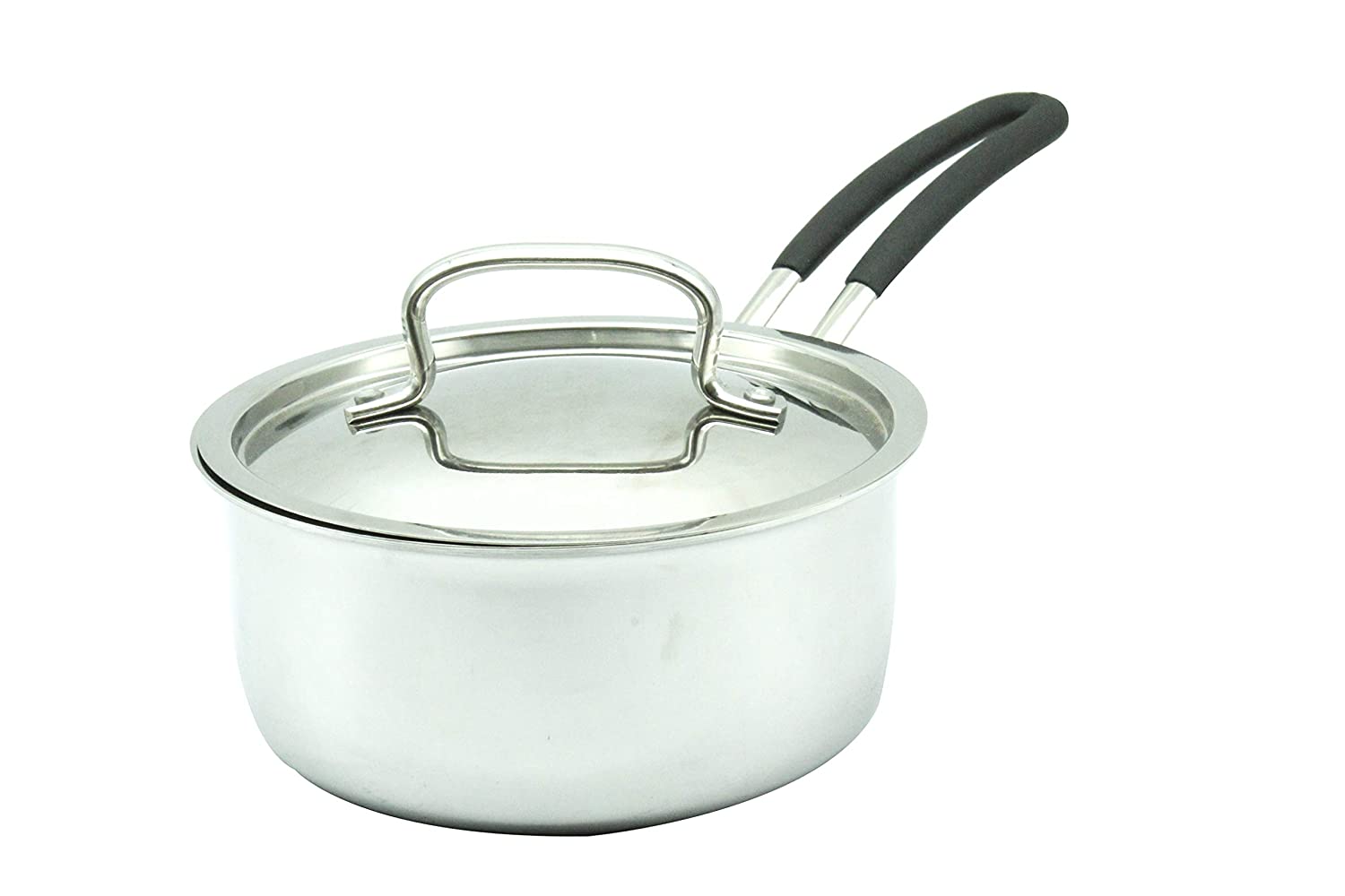 Non-Stick 2-Quart Sauce Pan Pot with Lid, 7(18cm) Diameter, MADE IN KOREA