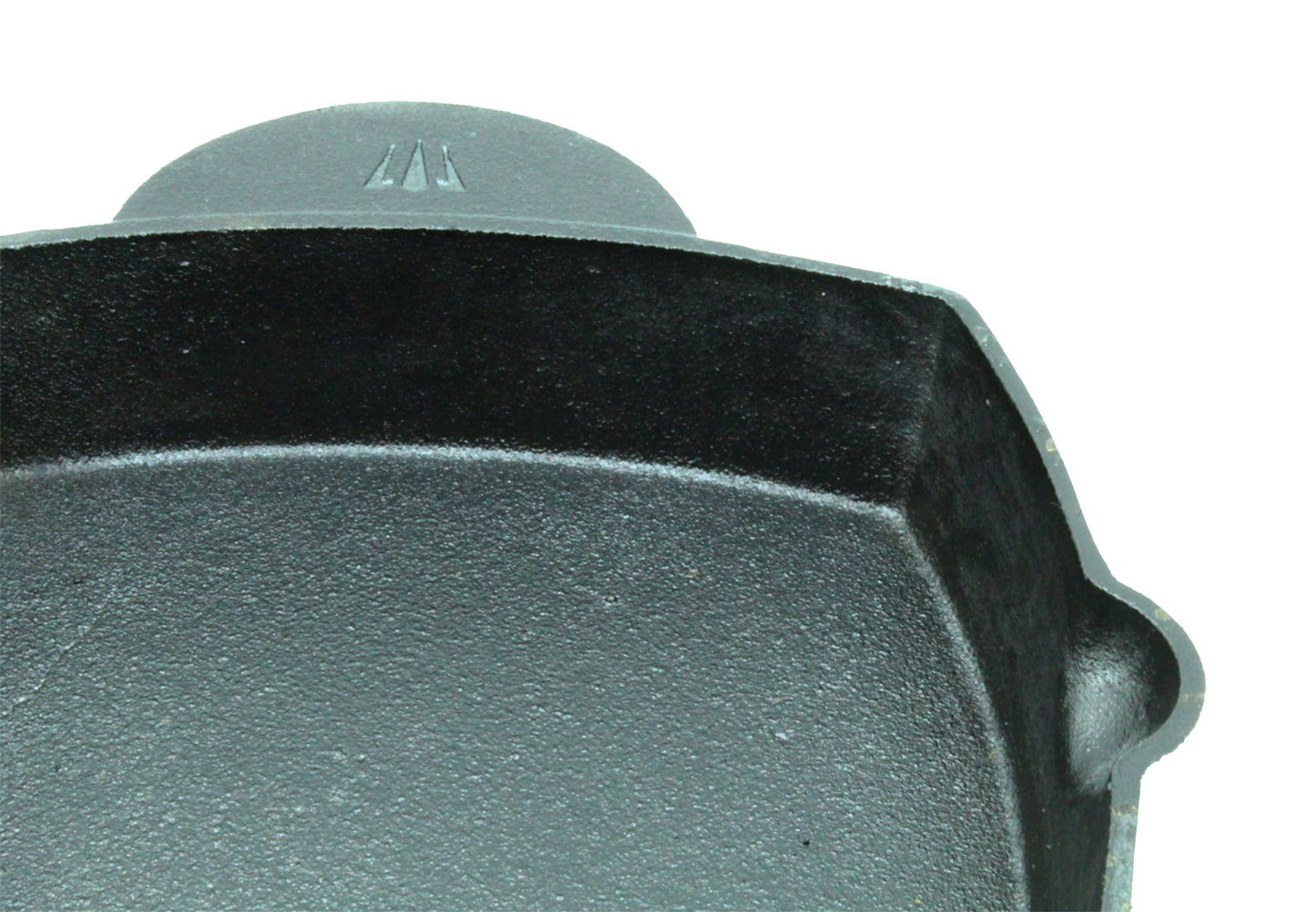 Cast Iron Skillet | Pre-Seasoned | 26cm | 4 KG | Dual Handle | Square | Induction Compatible TRILONIUM | Cast Iron Cookware