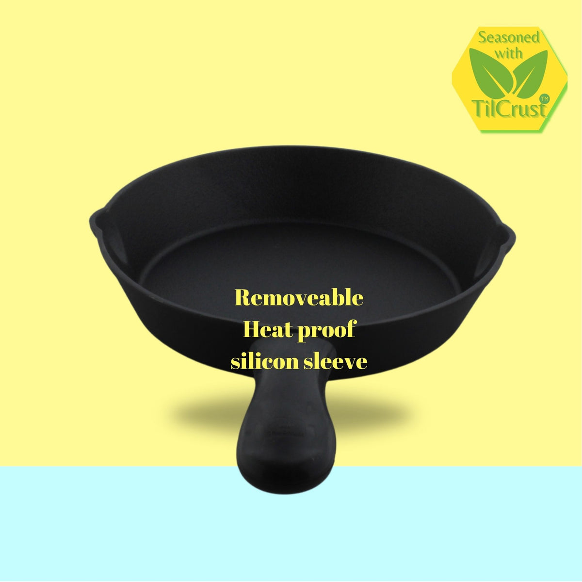 Trilonium Unicorn tawa, CrockWok kadhai and Classic skillet cast iron combo – view 23