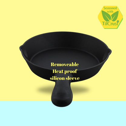 Trilonium Unicorn tawa, CrockWok kadhai and Classic skillet cast iron combo – view 23