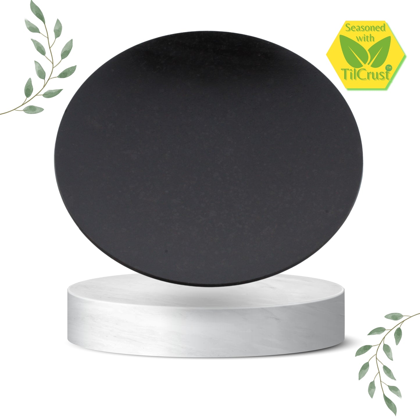 Trilonium Triple seasoned Iron Roti Tawa Plate - 12 inches