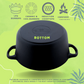 Cast Iron Dutch Oven Pot | Casserole | Biryani Pot | Cooking Pot | Pre-Seasoned | 22cm | 3 Litres | 3.7 Kgs