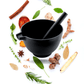 Trilonium Pre-Seasoned Cast Iron Khal batta | Mortar and Pestle set - Herbs and spice masher 15 cm