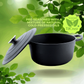 Cast Iron Dutch Oven Pot | Casserole | Biryani Pot | Cooking Pot | Pre-Seasoned | 22cm | 3 Litres | 3.7 Kgs