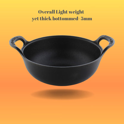 Trilonium Unicorn tawa, CrockWok kadhai and Classic skillet cast iron combo – view 16