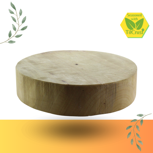 Trilonium Solid Hard Wood Natural cutting board 10 inches