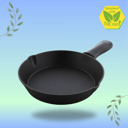 Trilonium Unicorn tawa, CrockWok kadhai and Classic skillet cast iron combo – view 20