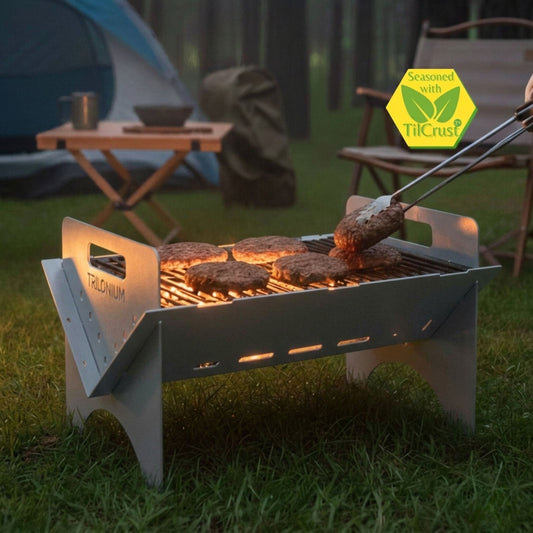 Trilonium Iron Classic Barbecue Grill Flat Pack