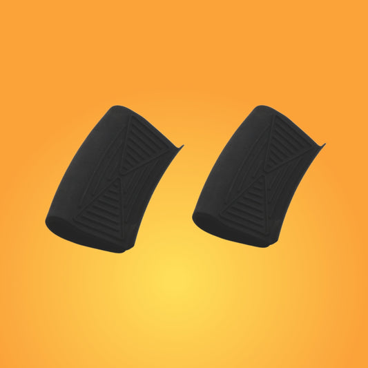 Silicone Heat proof pan Dual sleeve grip for hot handles of cast iron skillets, tawas, paniyaram pans, dutch ovens, etc..