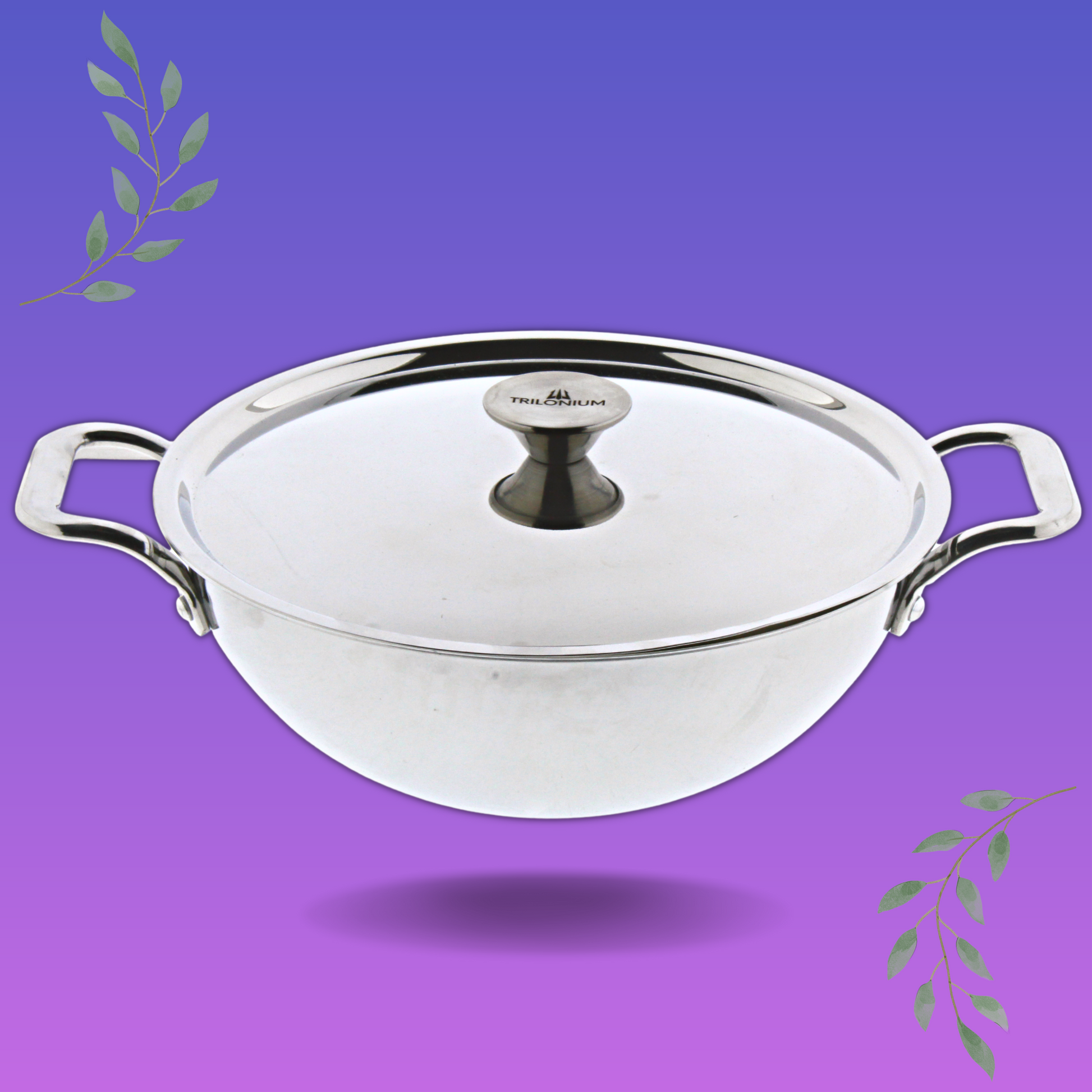 Made In India Stainless Steel 26cm Kadai
