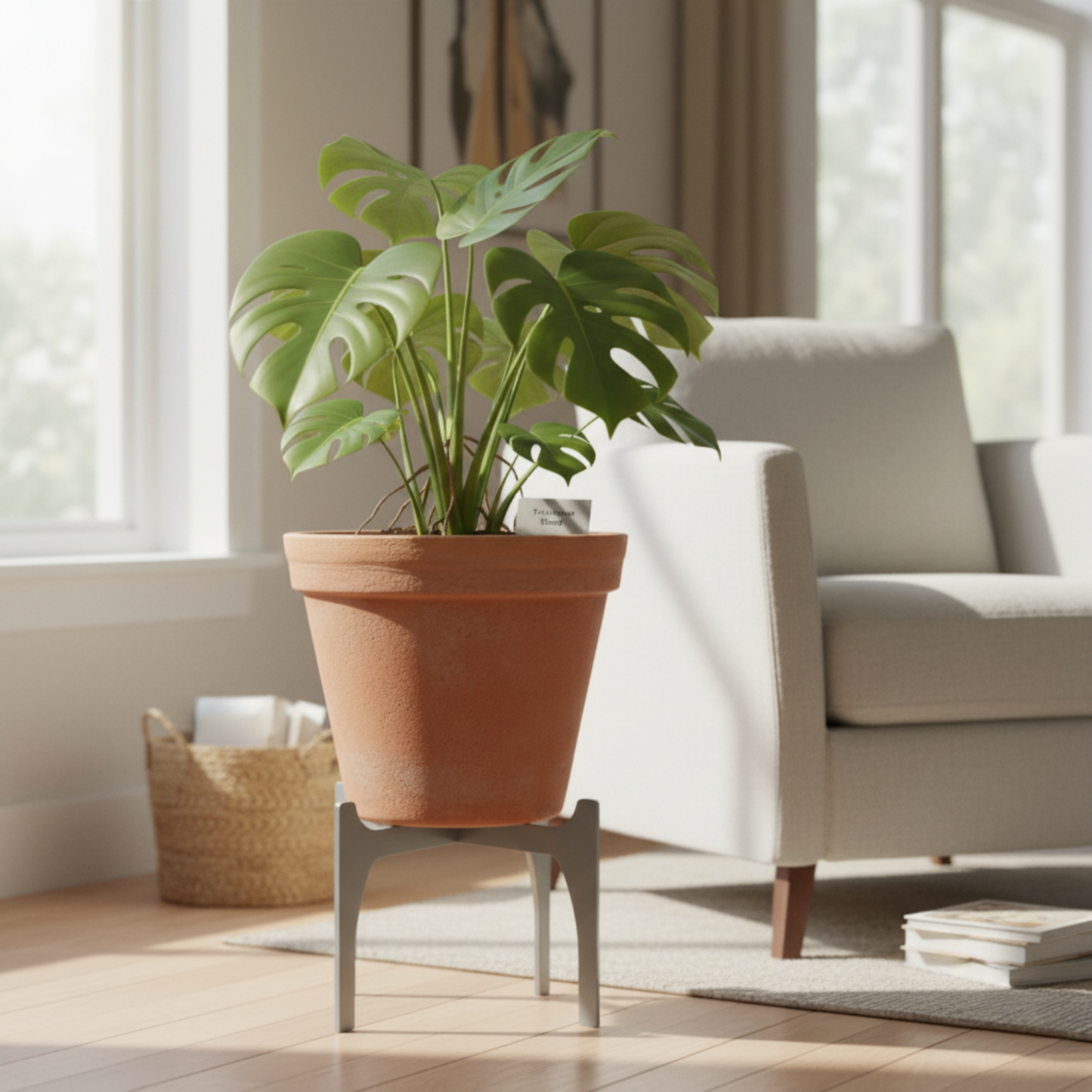 Trilonium Iron Water Filter/Flower Pot/Matka Stand