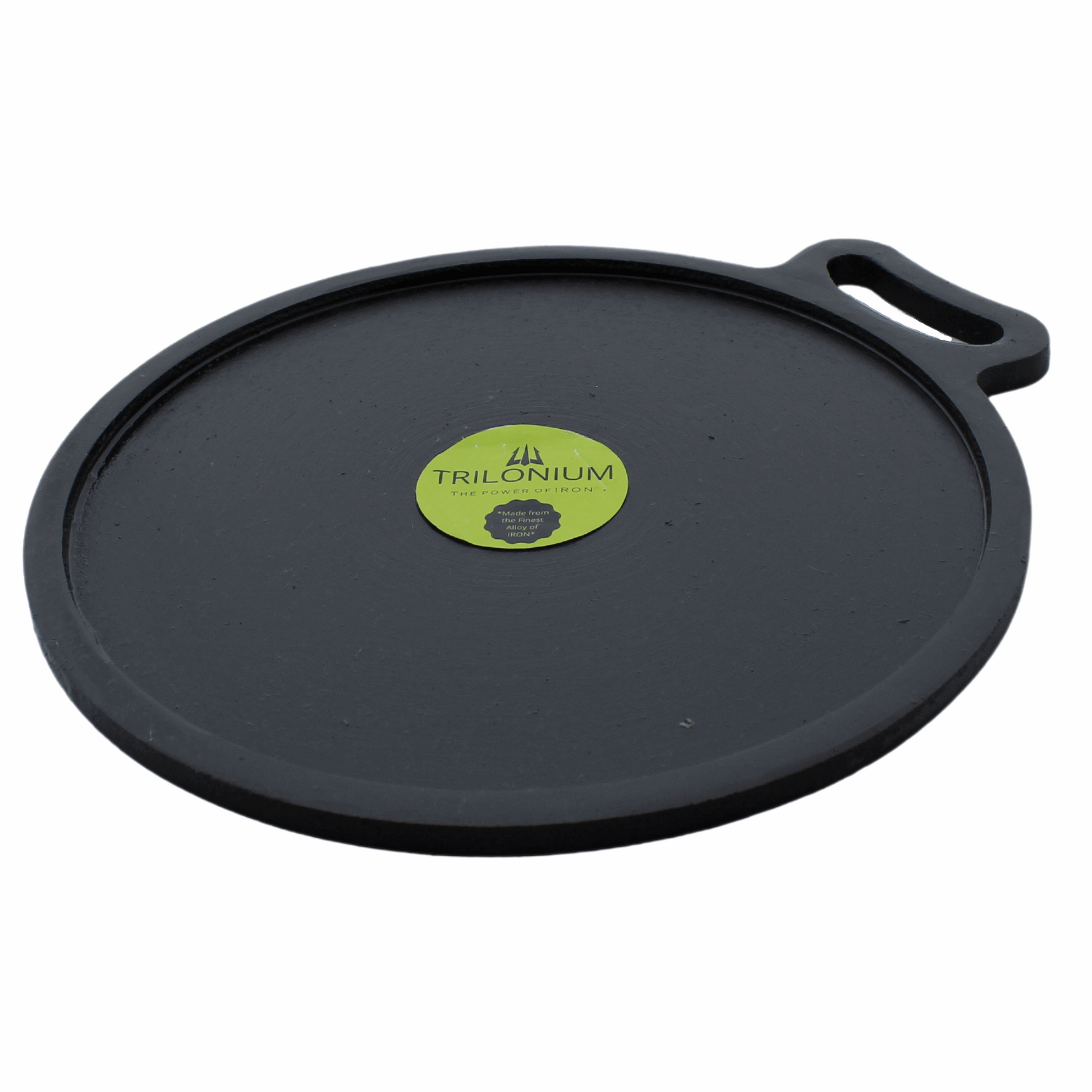  PG COUTURE Pre-Seasoned Cast Iron Tawa with Handle for Dosa/Roti /Chapati, Cookware, Induction & Gas Compatible