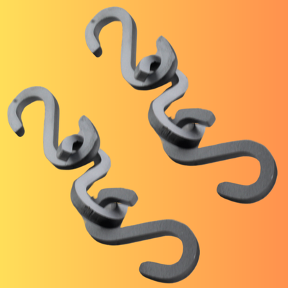 Trilonium S-shaped Iron Hooks Set of 6 pcs