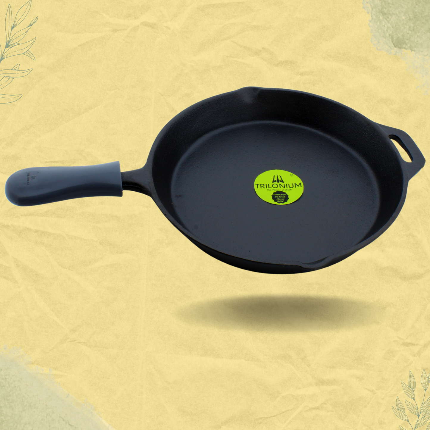 Trilonium Crockwok 24cm with lid + Infinity tawa 28cm + tadka pan 11cm + Sleek Skillet 30cm