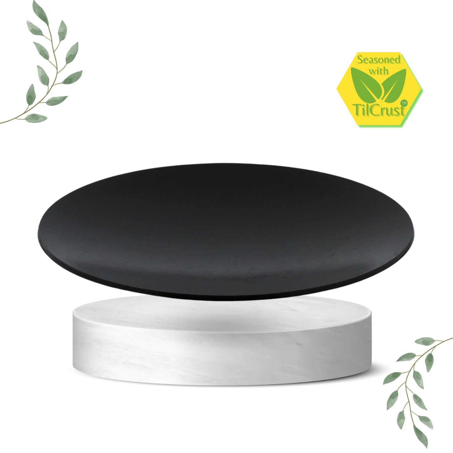 Trilonium Triple seasoned Iron Roti Tawa Plate - 12 inches