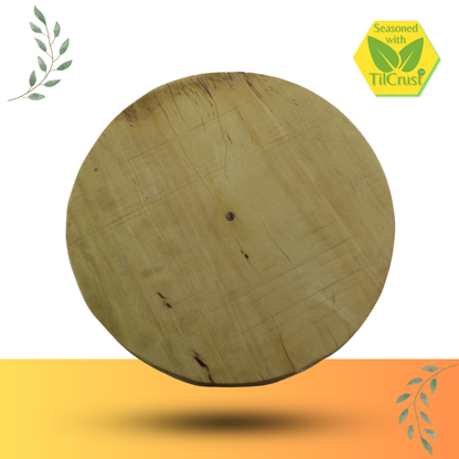 Trilonium Solid Hard Wood Natural cutting board 10 inches