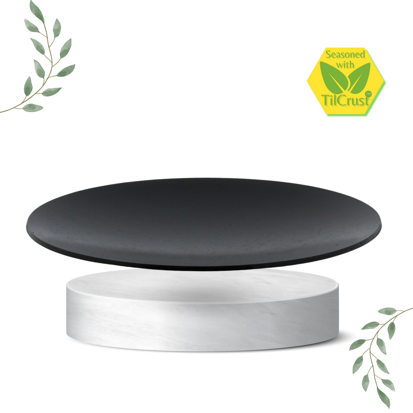 Trilonium Triple seasoned Iron Roti Tawa Plate - 11 inches