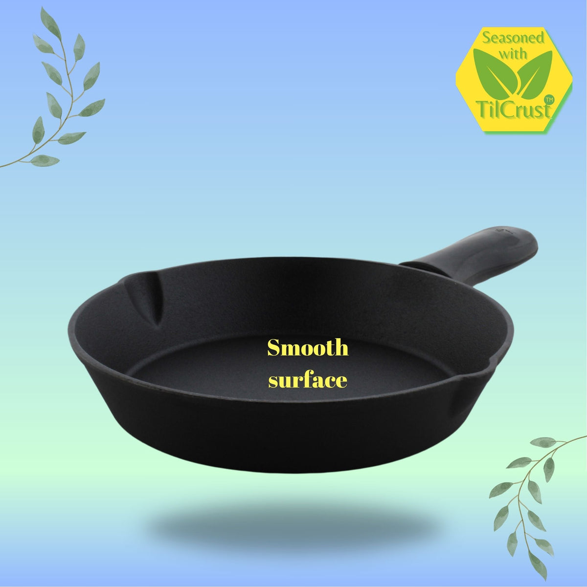 Trilonium Unicorn tawa, CrockWok kadhai and Classic skillet cast iron combo – view 22