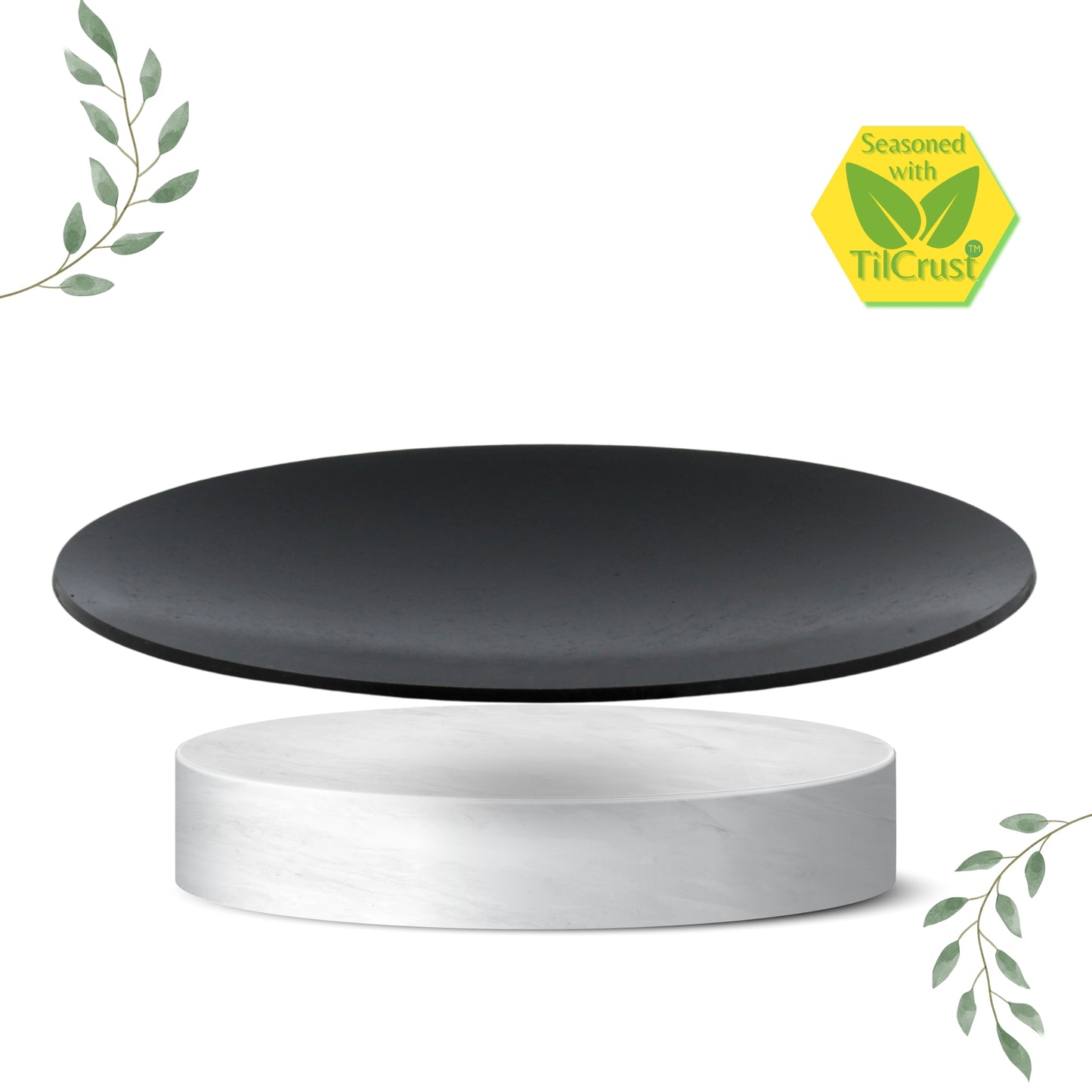 Trilonium Triple seasoned Iron Roti Tawa Plate - 12 inches