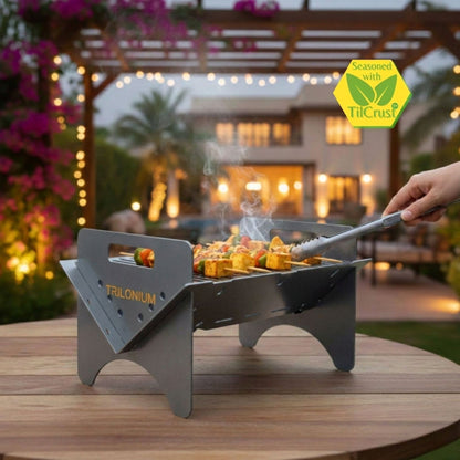 Trilonium Iron Classic Barbecue Grill Flat Pack