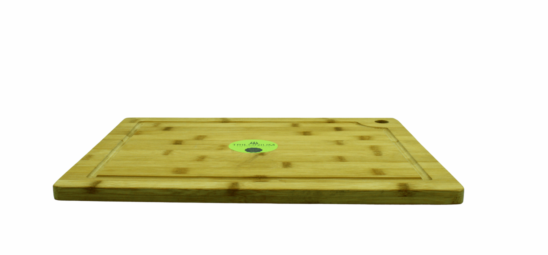 Bamboo Chopping Board | Cutting Board 16 x 12 inches | 1.13 KG TRILONIUM | Cast Iron Cookware