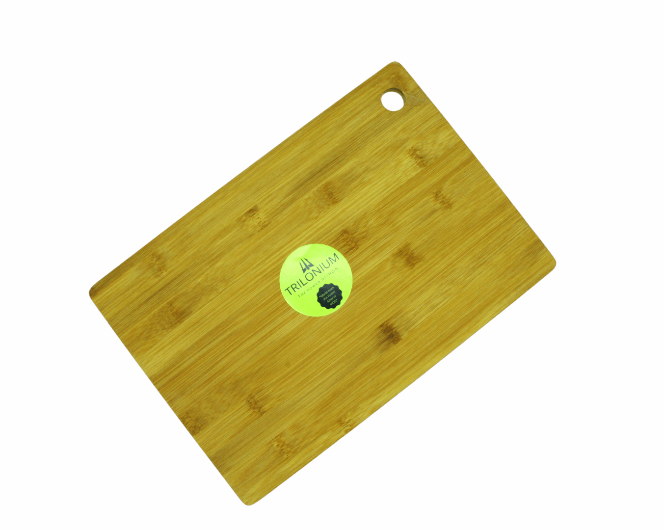 Bamboo Chopping Board | Cutting Board 13 x 9 inches | 0.52 KG TRILONIUM | Cast Iron Cookware