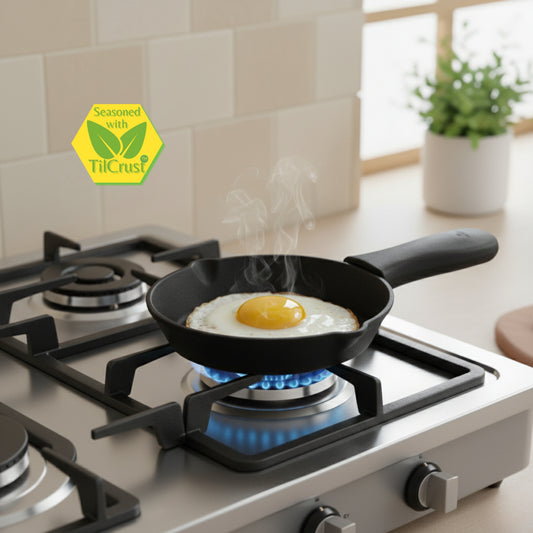 Trilonium Pre-Seasoned Cast Iron Classic Skillet 6 inches