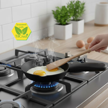 Trilonium Pre-Seasoned Cast Iron Classic Skillet 8 inches